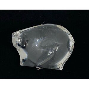 Dansk International Designs Bear Crystal Paperweight